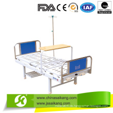 Double Cranks Krankenhaus Betten mit Overbed Tisch (CE / FDA / ISO)